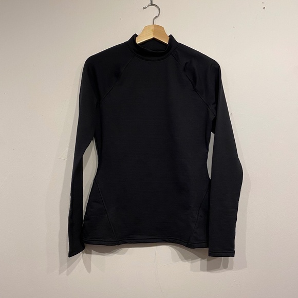 **$5 SALE** bcg Cold Weather Black Mock Neck Long Sleeve Workout Top Size Small - Picture 1 of 3